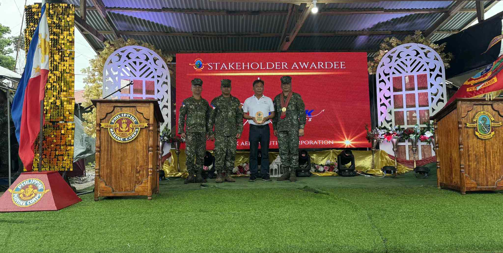 KGKirk Aeronautics Corp. Honored by Philippine Marine Corps for Outstanding Support